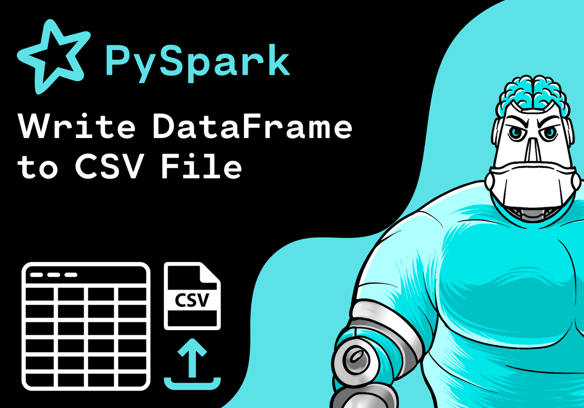 PySpark Write DataFrame to CSV File