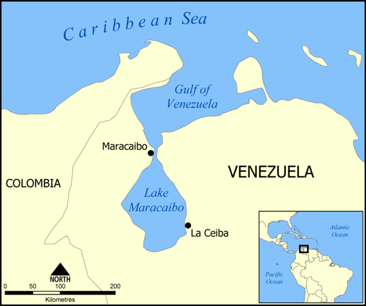 Gulf of Venezuela a sea in Atlantic Ocean