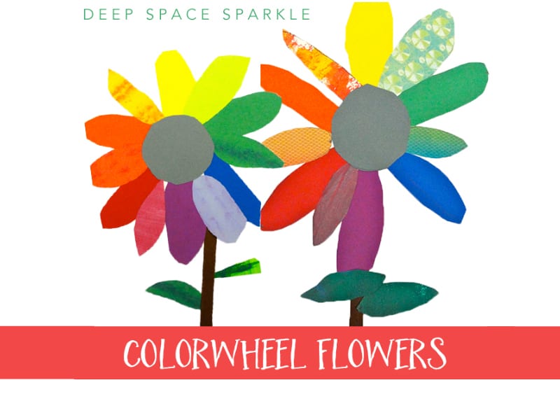 Colorwheel Bouquet Art Lesson Deep Space Sparkle