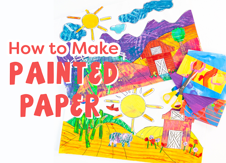 How to Make Painted Paper Deep Space Sparkle