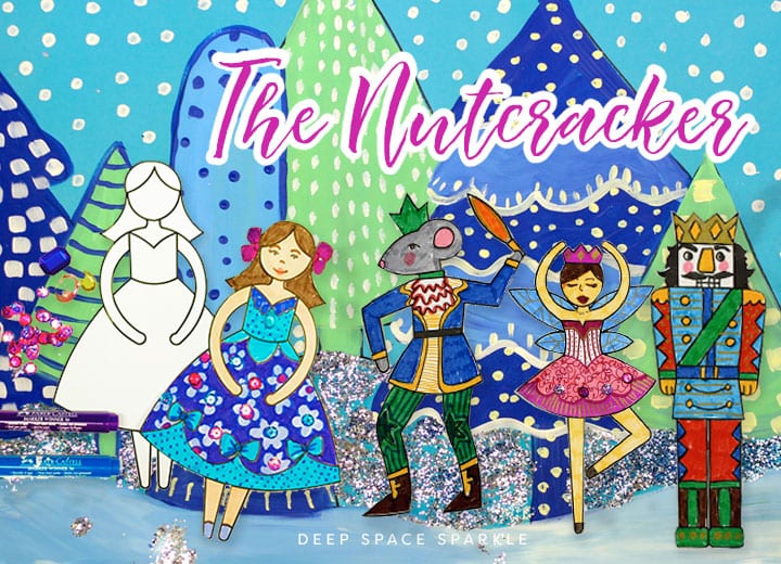 Nutcracker Art Project Deep Space Sparkle