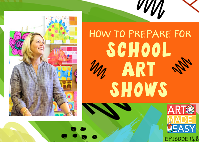 How to Prepare for a School Art Show AME 148 Deep Space Sparkle