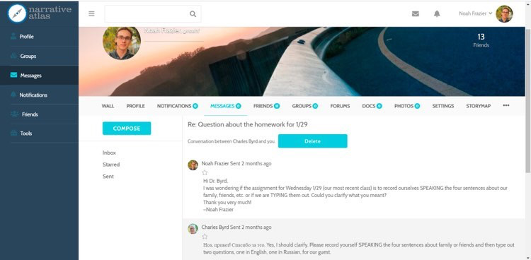 Noah Frazier learns Russian through ‘virtual’ immersion De Equitibus