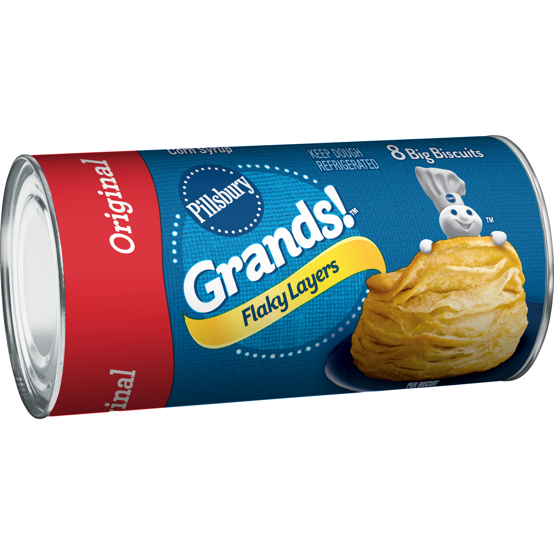 PILLSBURY GRANDS FLAKY LAYER BISCUITS, 16.3OZ Deer Creek Market