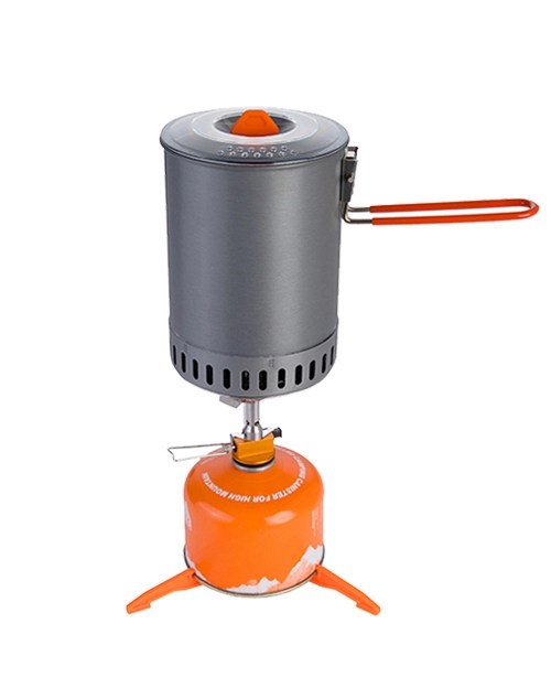 Compact Cooking Stove and Cookware Set With Windshield Deermaple