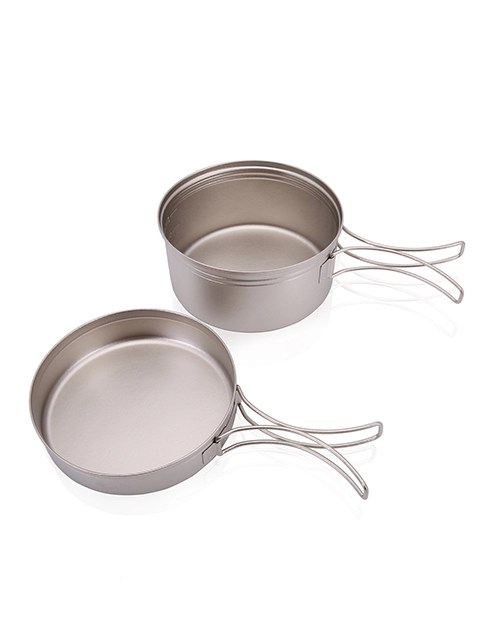 Ultralight Camping Pot Set Titanium Cookware Set Deermaple
