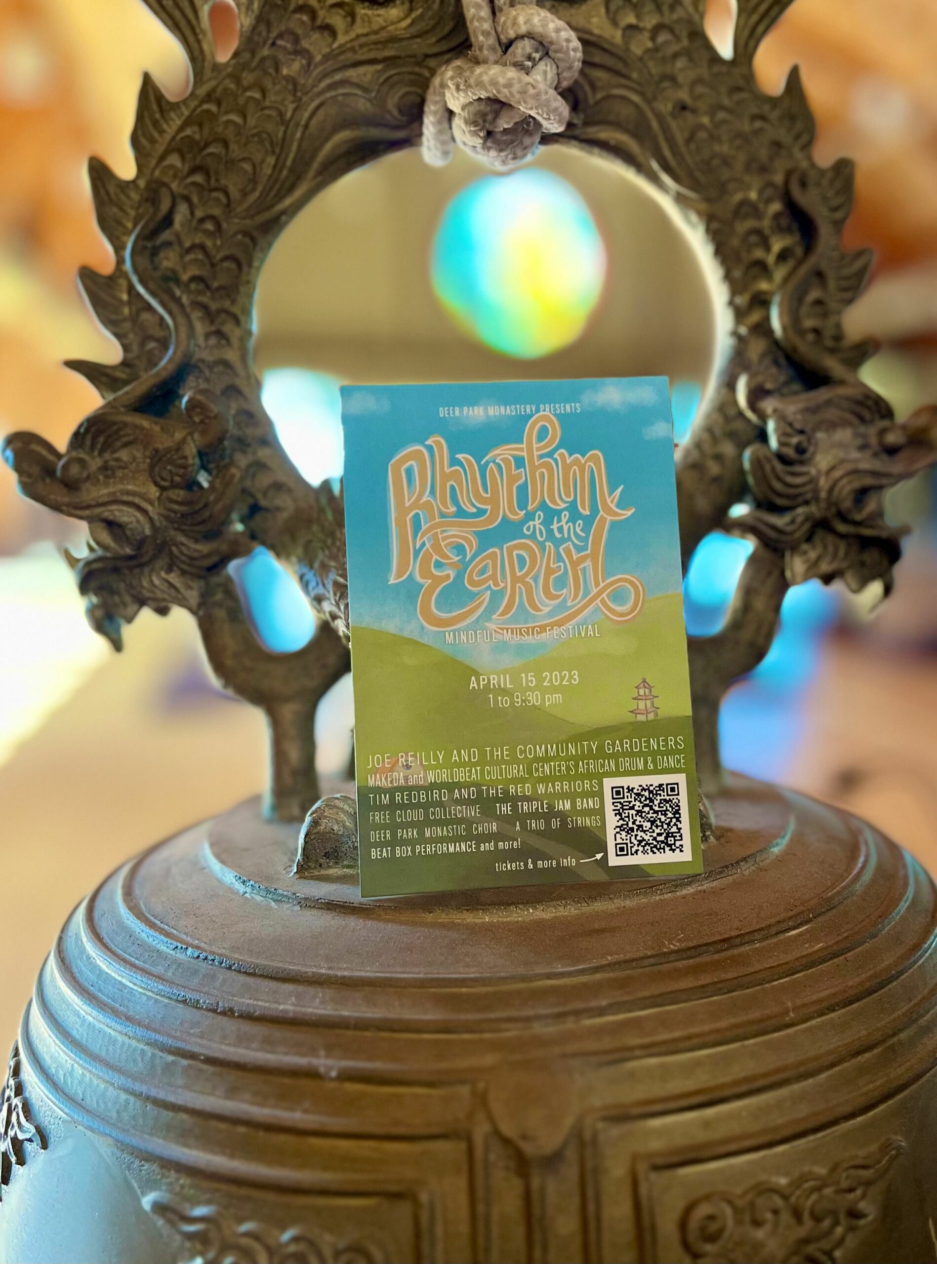 rhythm postcard Deer Park Monastery