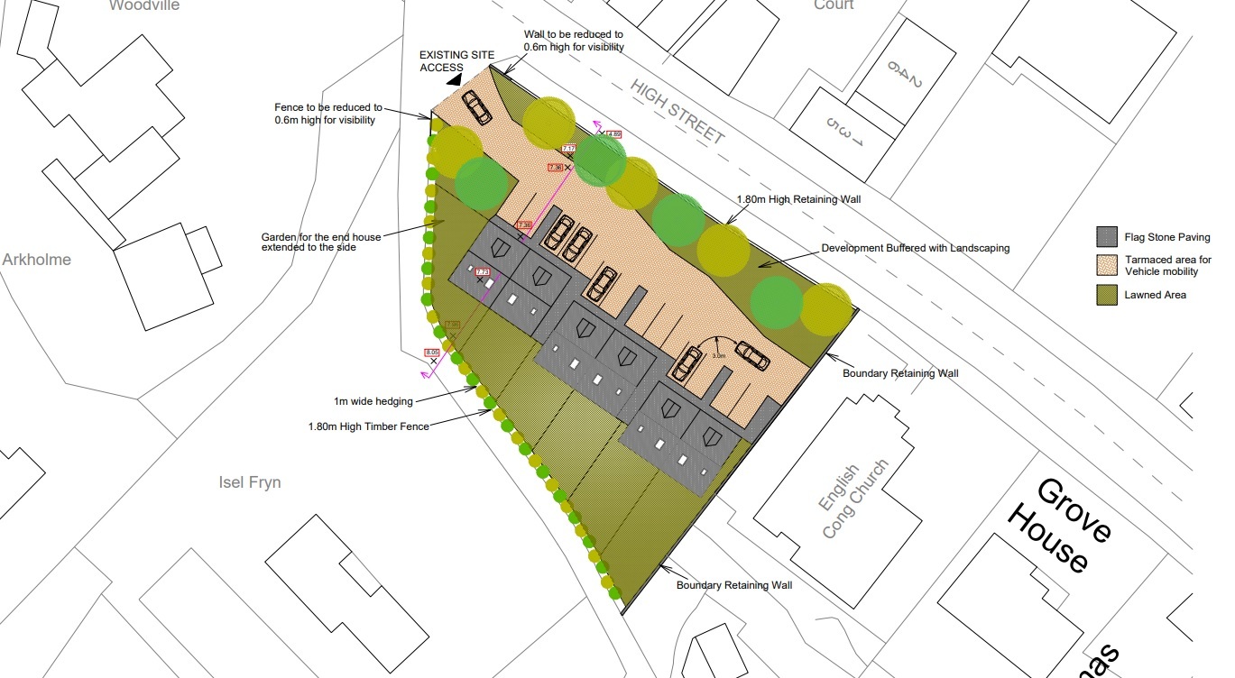 Revised plans submitted to create houses on former Bagillt pub site