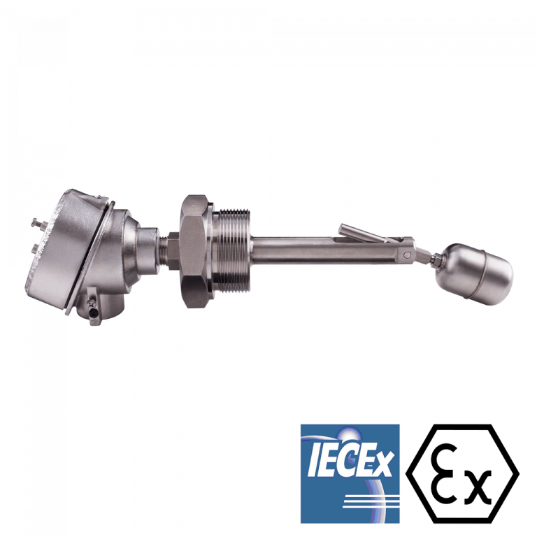 Horizontally Mounted Hazardous Area Float Switch for Intrinsically Safe