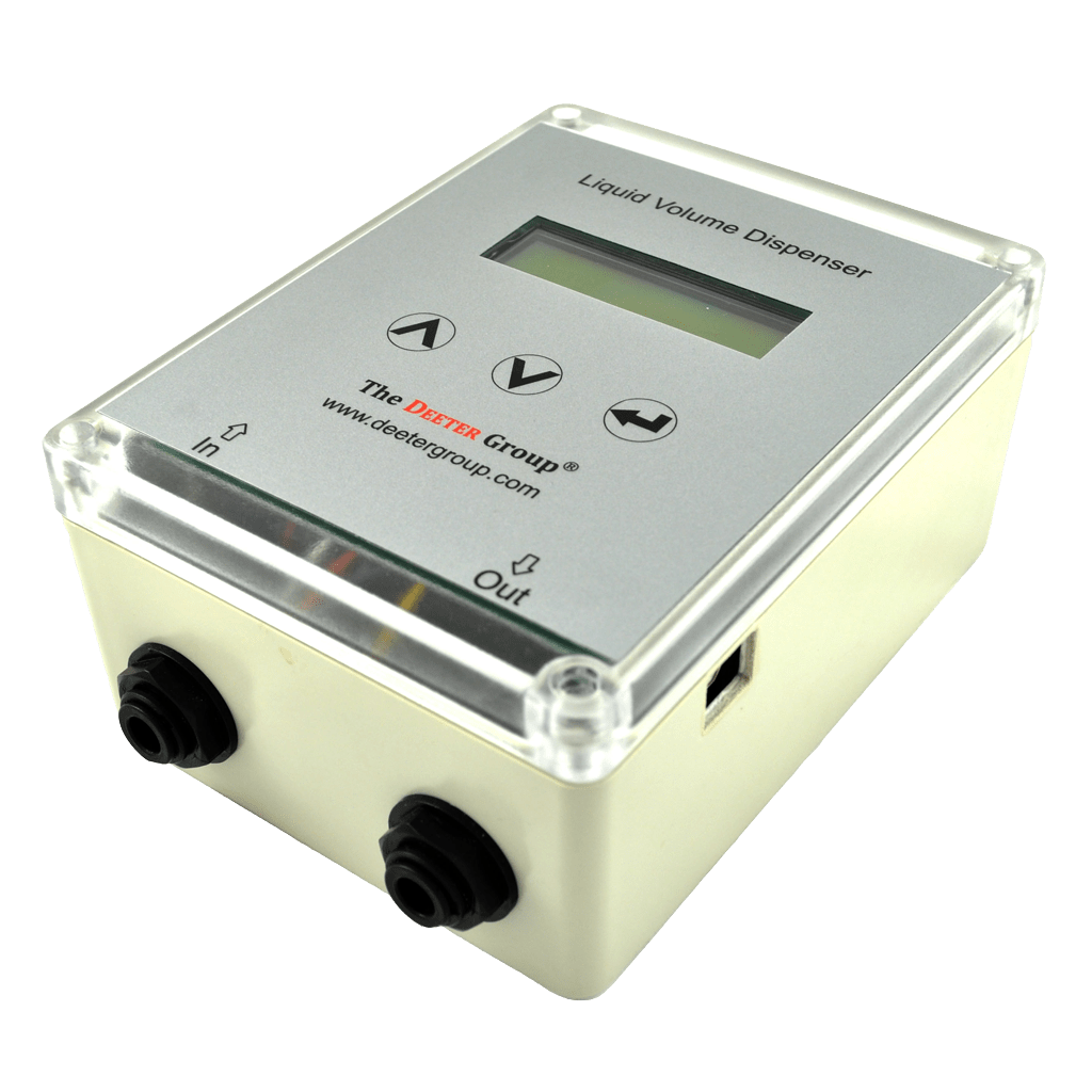 Liquid Volume Dispenser Electronic Fluid Dispensers Deeter Electronics