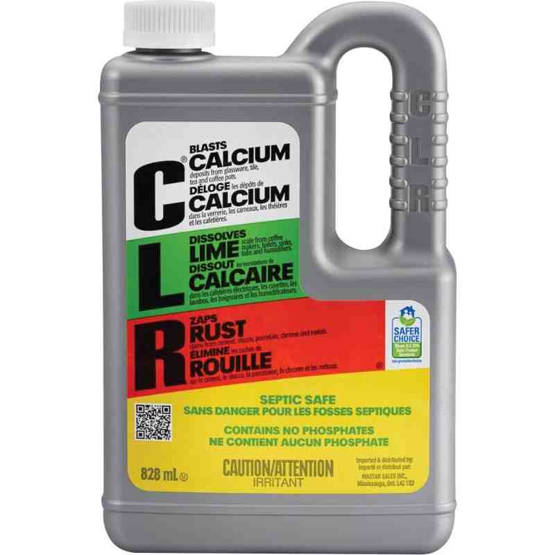 CLR® Calcium, Lime & Rust Remover, Bottle, 828 ml Container Size 828 ml
