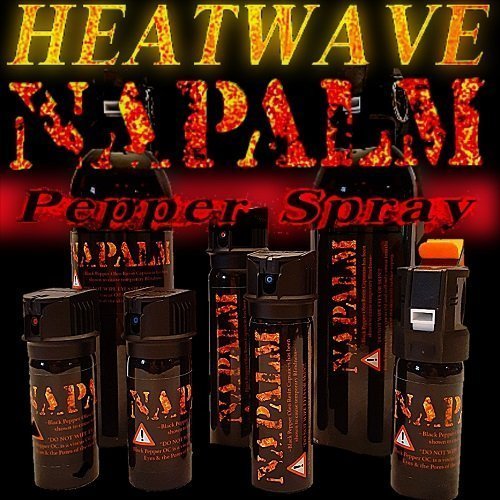 HEATWAVE NAPALM 2 Oz FlipTop Pepper Spray Gel Defense Warehouse