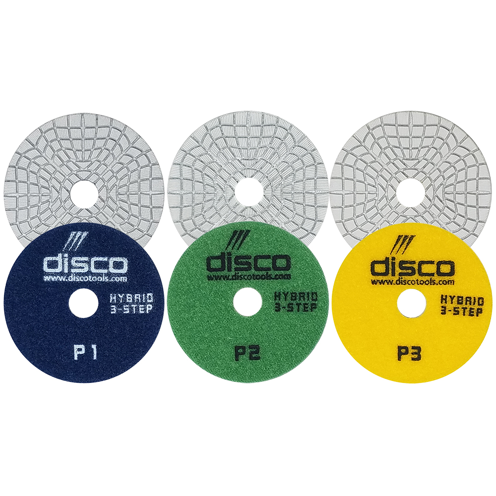 Disco 3 Step Wet Polishing Pad, Step 3