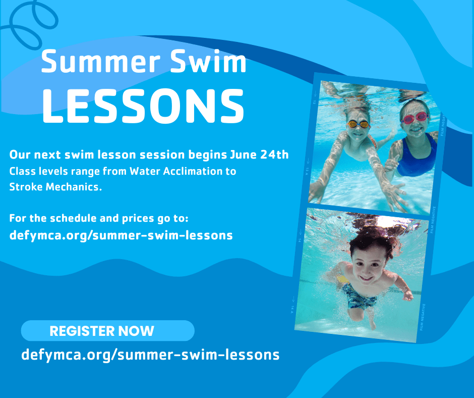 Summer swim lesson registration is now open DOWN EAST FAMILY YMCA