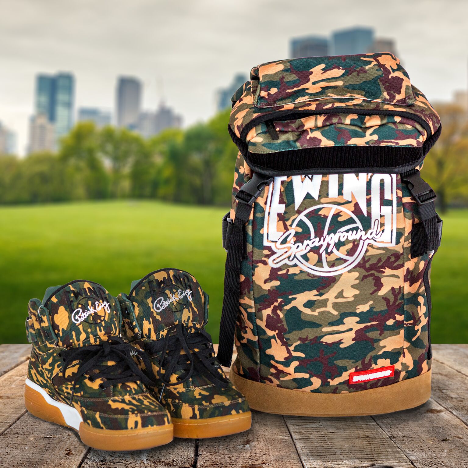 EWING 33 Hi Sprayground Camo Top Loader 2016