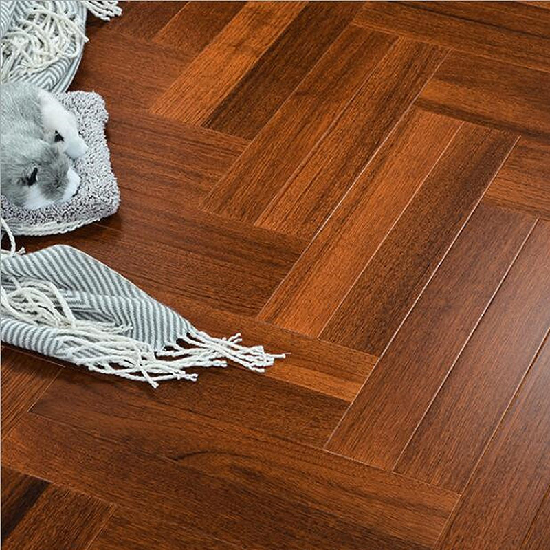 China 2021 Latest Design Spc Core Flooring - 18mm Teak Herringbone