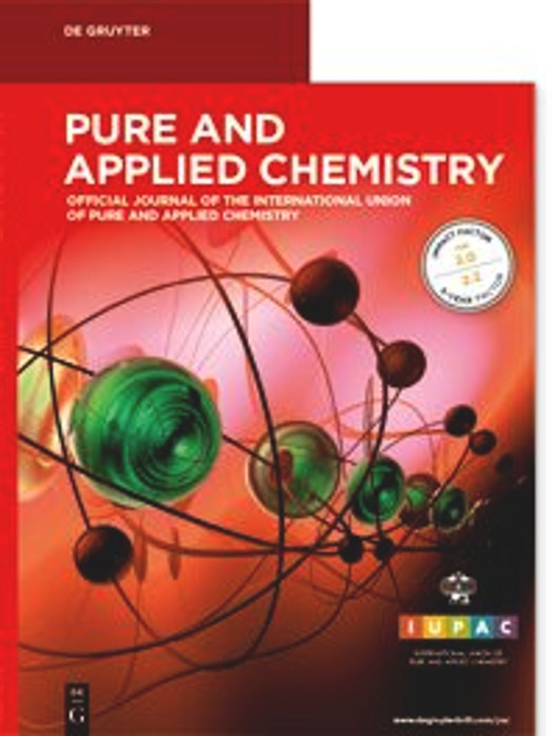 Pure And Applied Chemistry