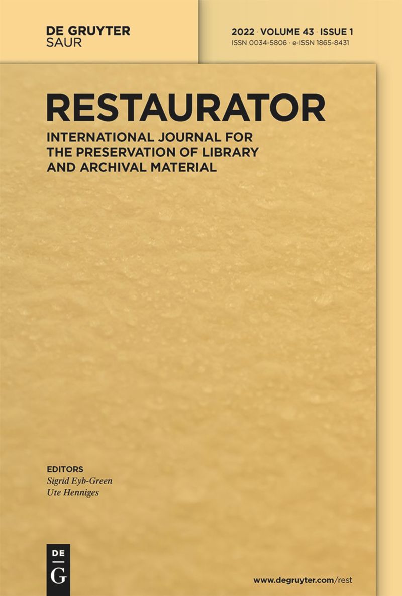 Restaurator. International Journal for the Preservation of Library and