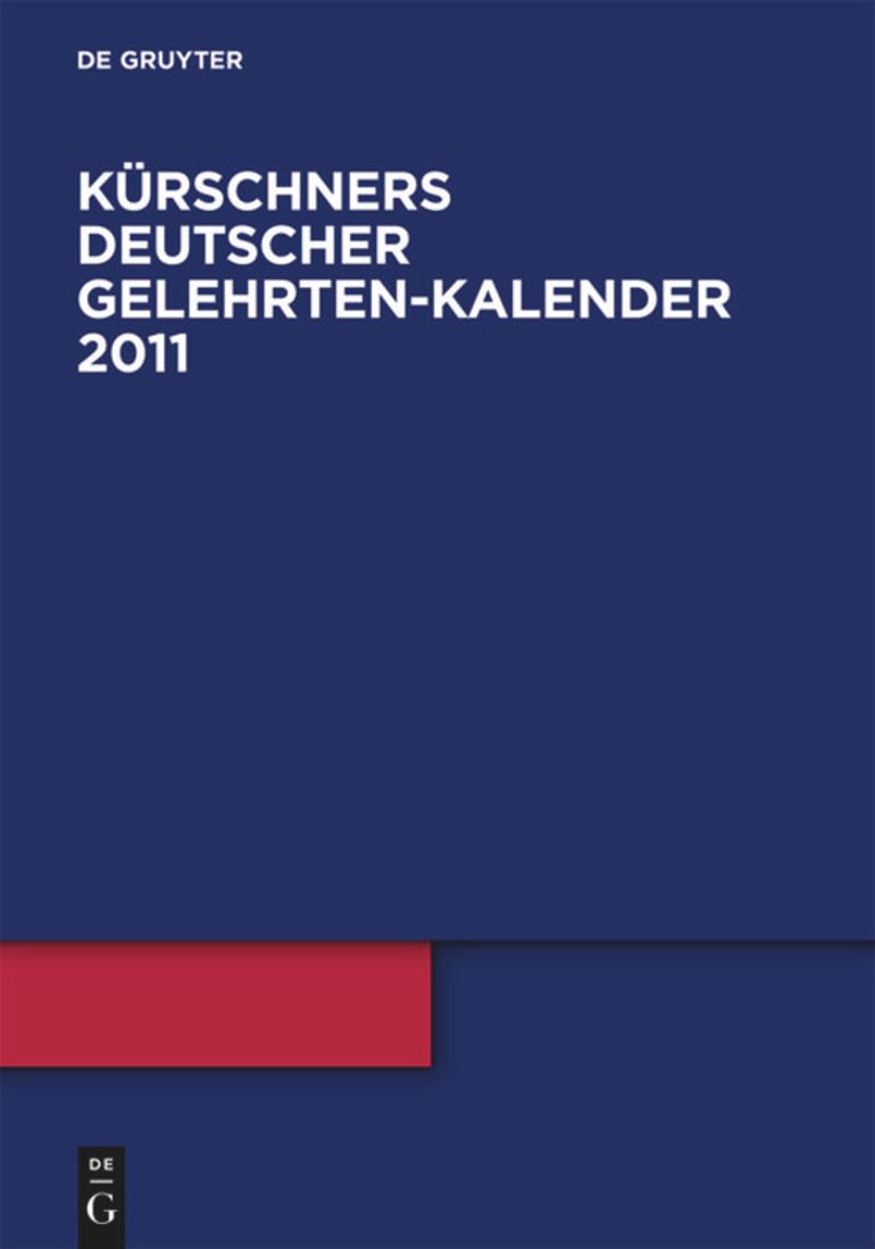 Kürschners Deutscher Gelehrten-Kalender