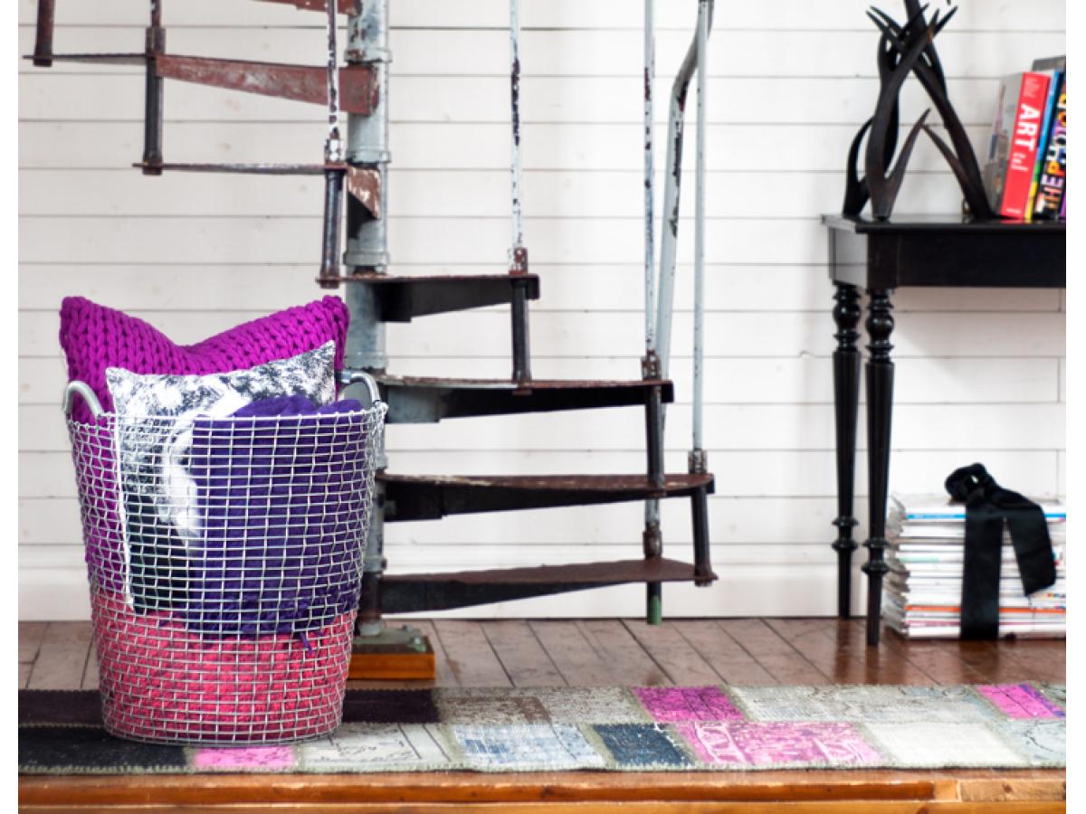 Kaminholzkorb Edelstahl Design design bild