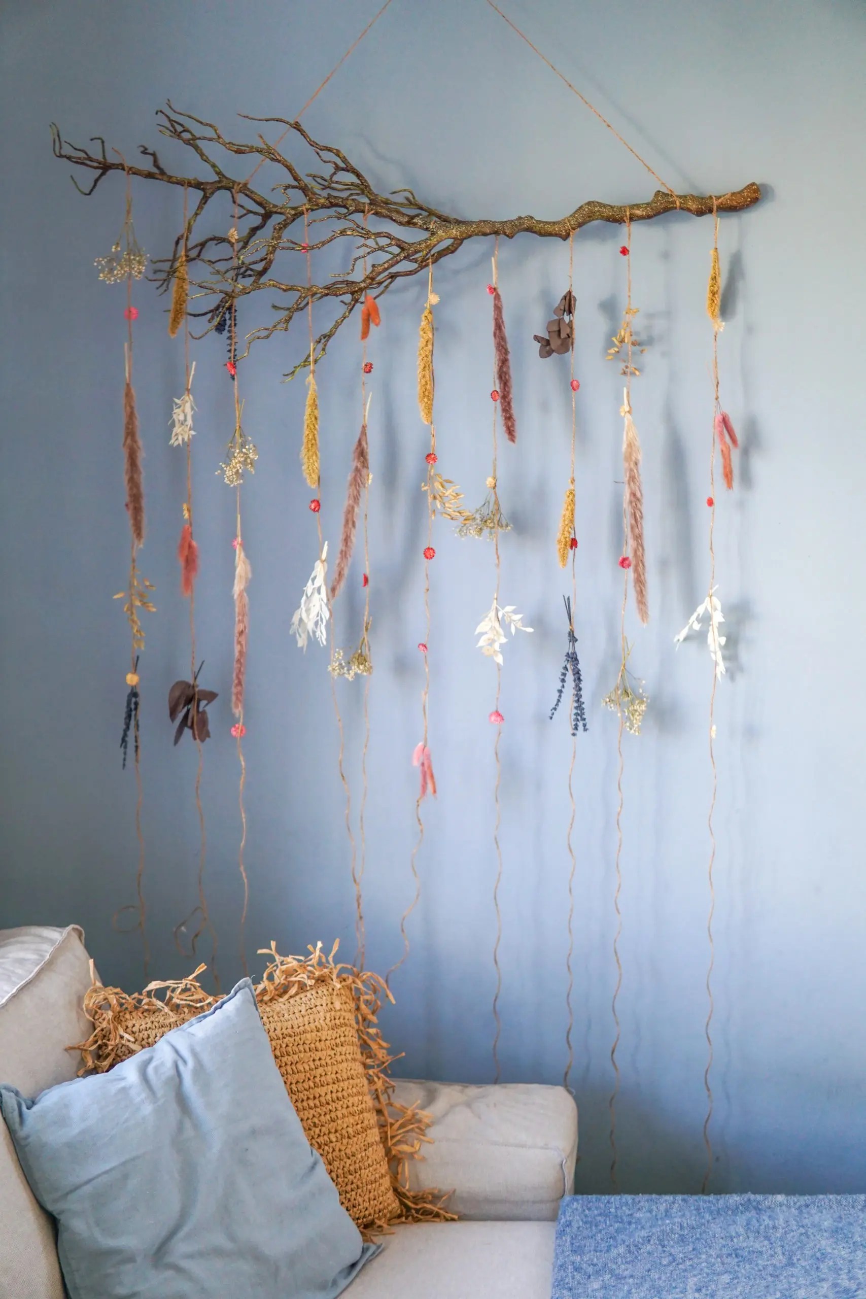 FlowerwandDIY aus Trockenblumen DekoHus
