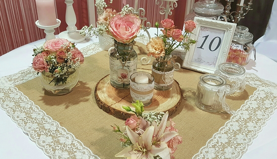 Vintage Hochzeitsdekoration mieten Deko Point