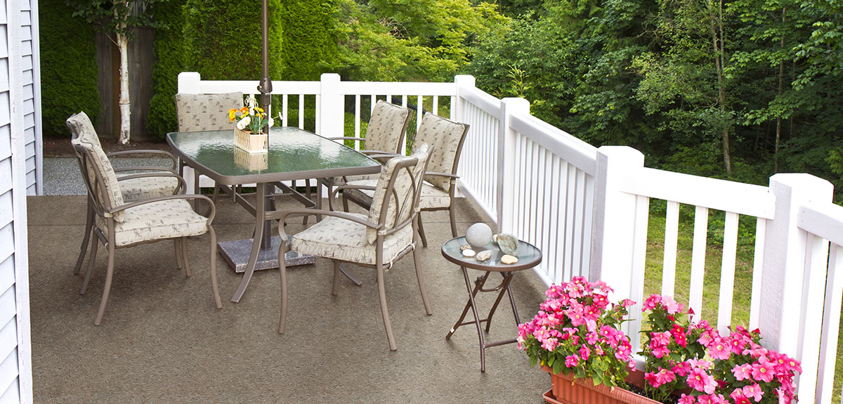 Vinyl Decking by Deksmart Waterproof Vinyl Products for the outdoors