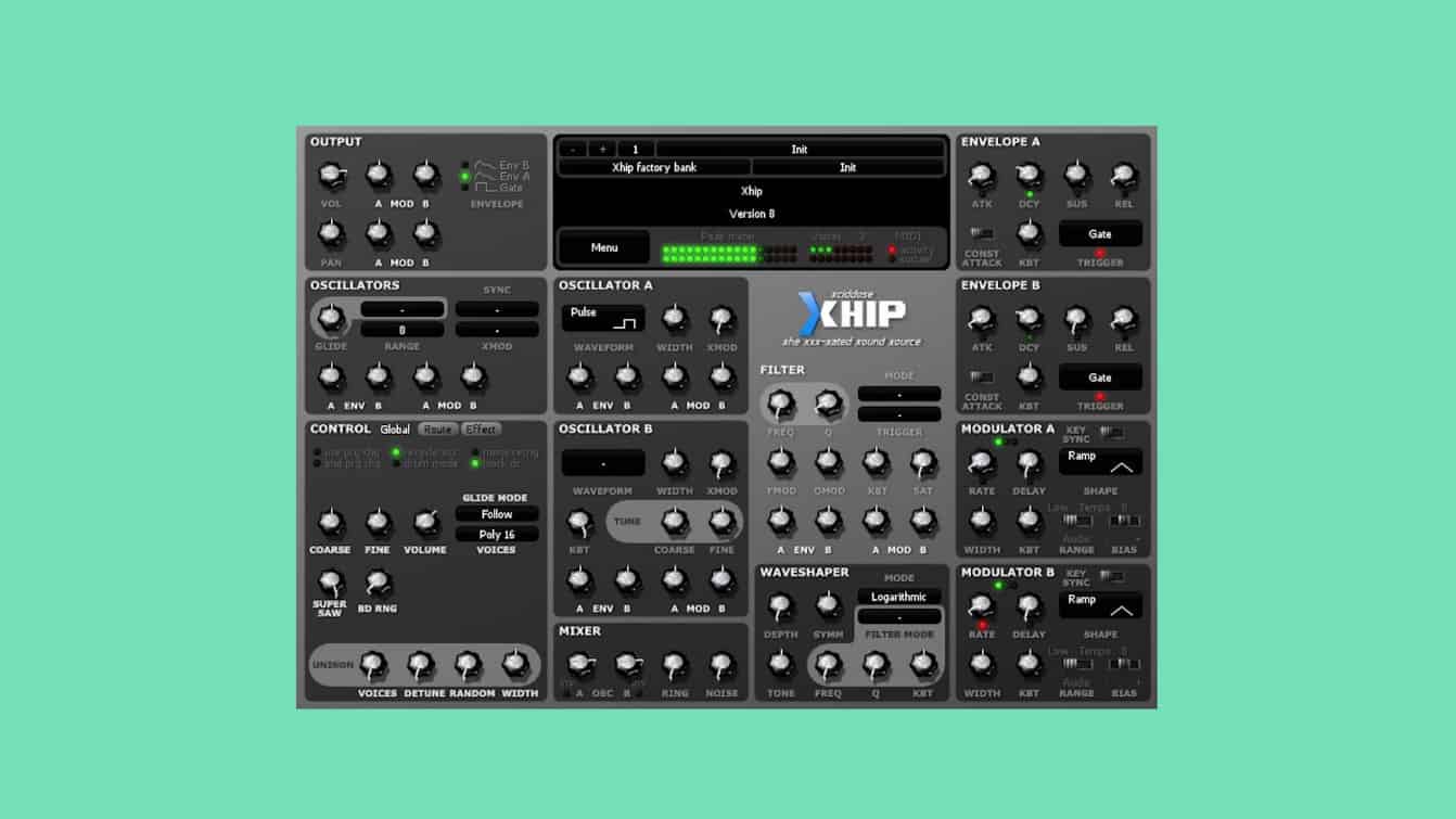 Xciddose Xhip Feiner Synthie für Windows, Mac und Linux ⋆ delamar.de