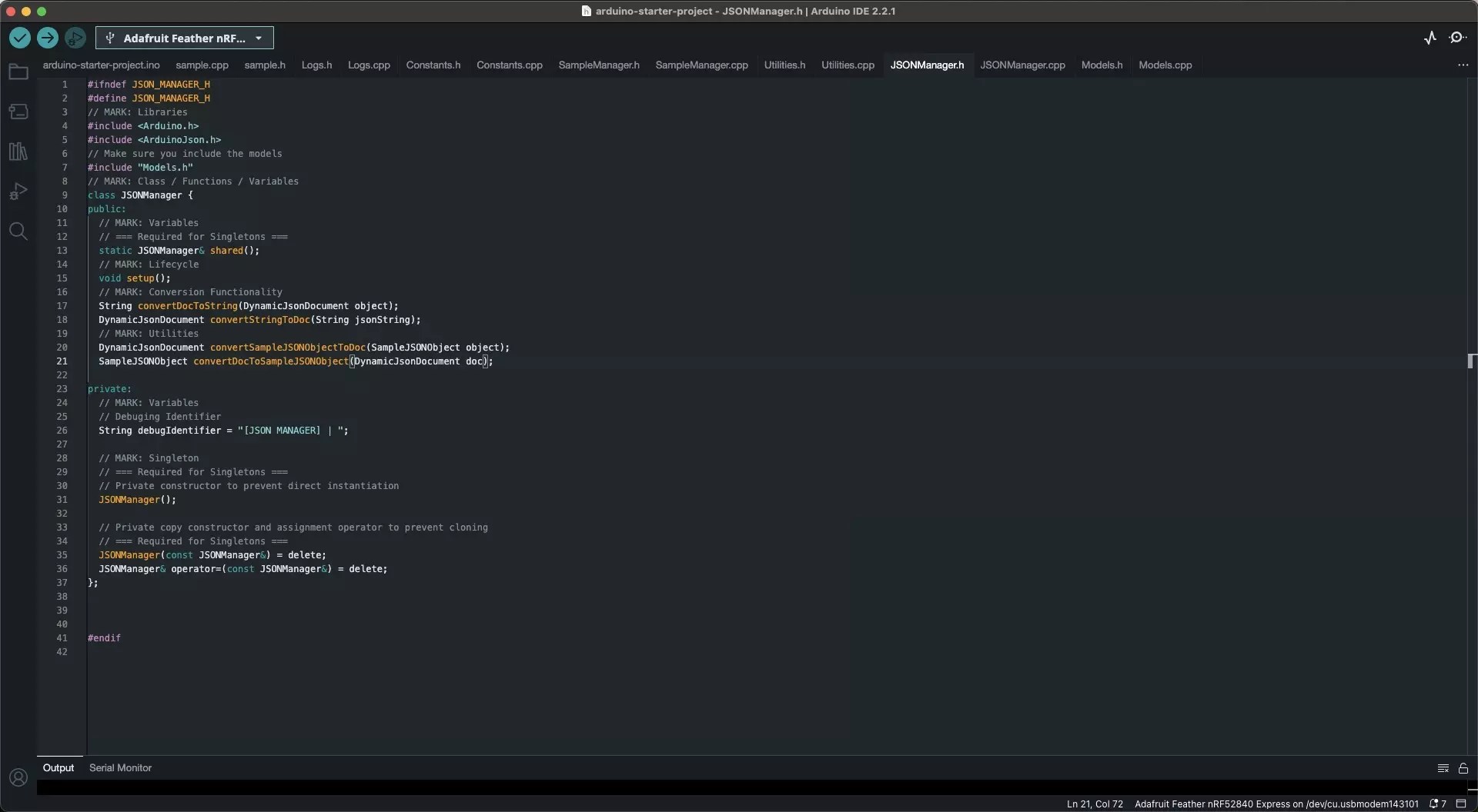 How to work with JSON in an Arduino project