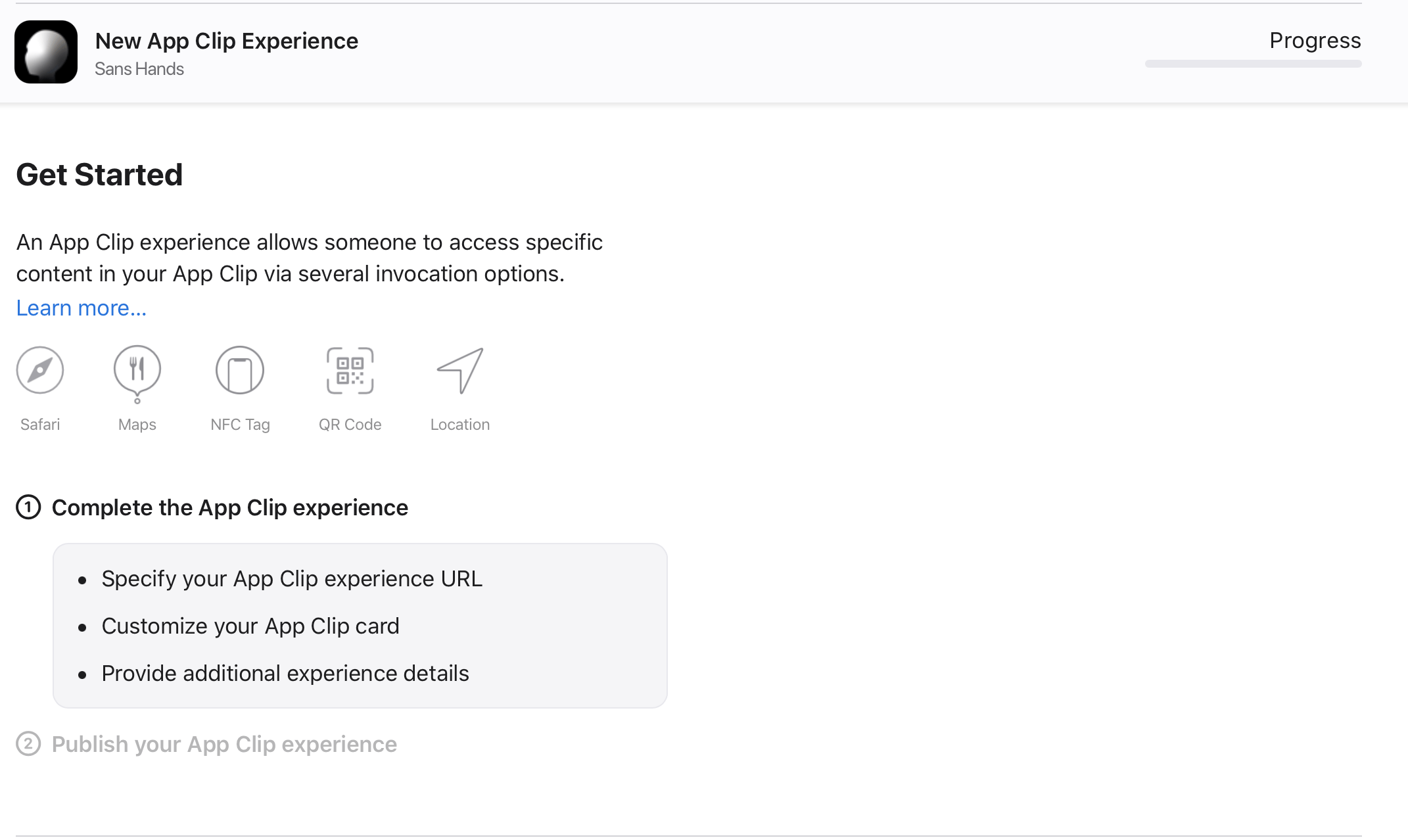 How to Generate a QR Code or NFC Tag for your App Clip Experience.