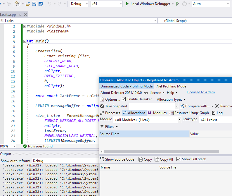How to fix memory leaks in C++? Deleaker Blog