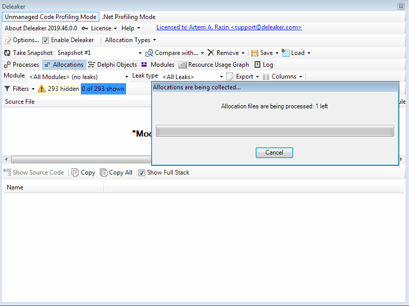 How to detect leaks in C++ Builder