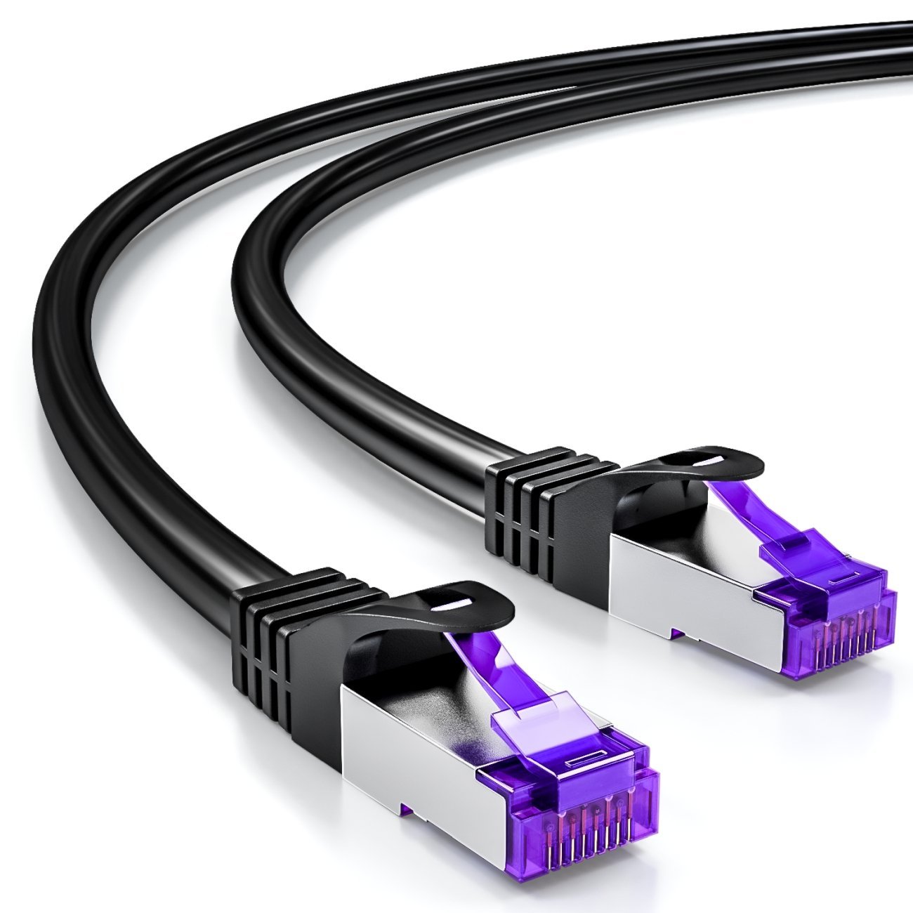 deleyCON RJ45 Patchkabel SFTP PiMF Netzwerkkabel mit CAT7