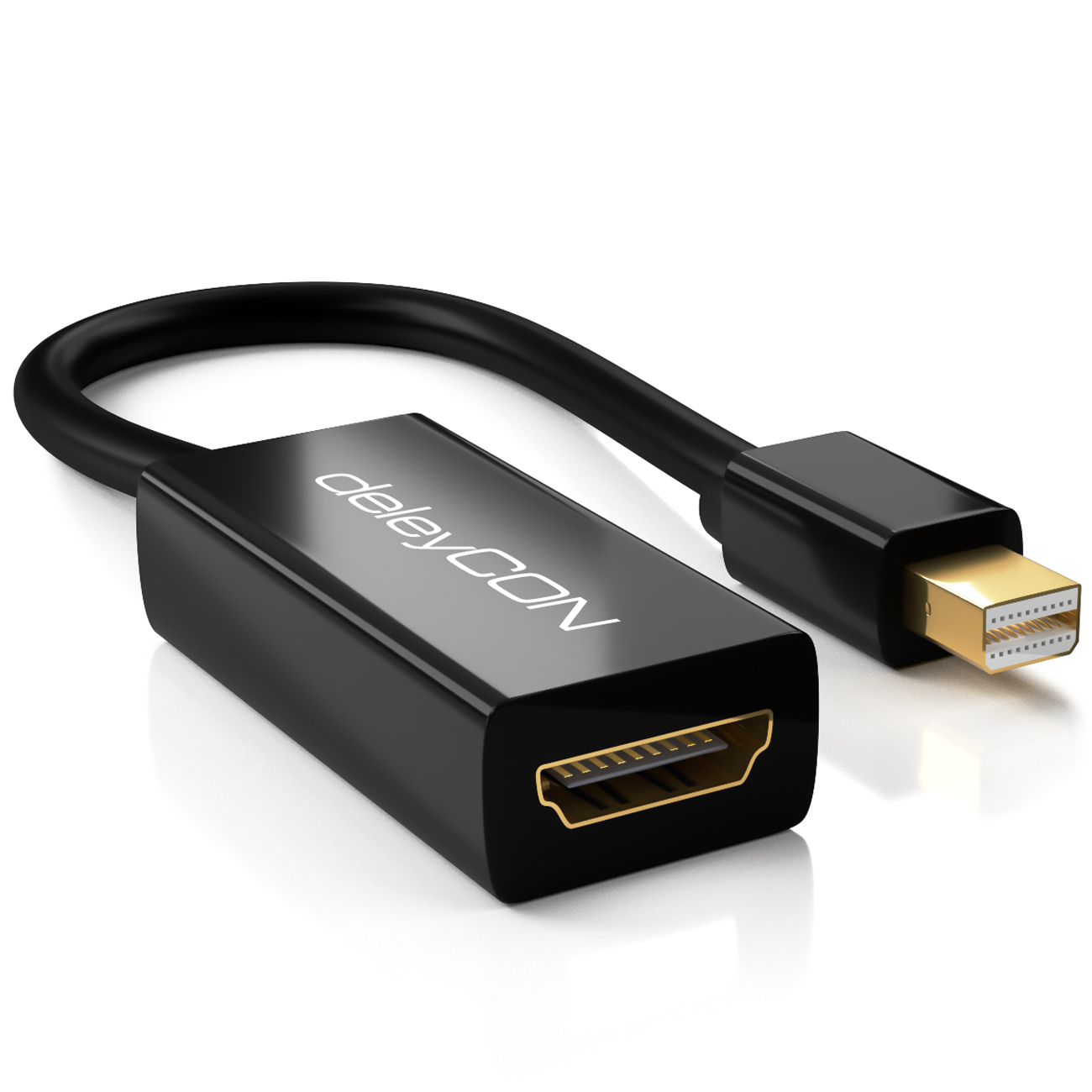 deleyCON Mini DisplayPort zu HDMI Adapter deleyCON