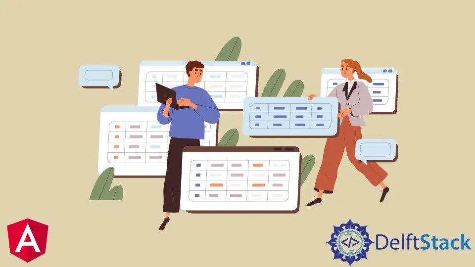 Grid Table in AngularJS Delft Stack