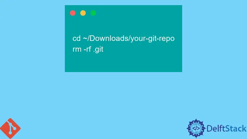 How to Remove Version Tracking From Folder in Git Delft Stack