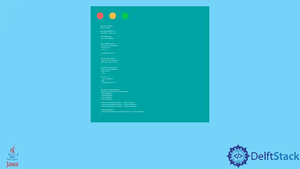 Multiset Data Structure in Java Delft Stack