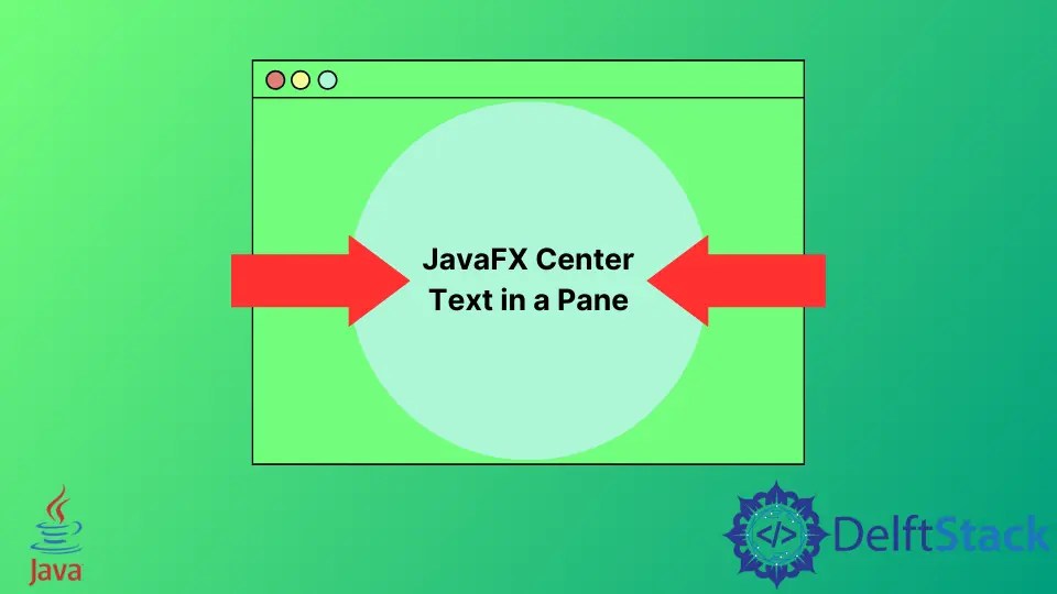 How to Center Text in a Pane in JavaFX Delft Stack