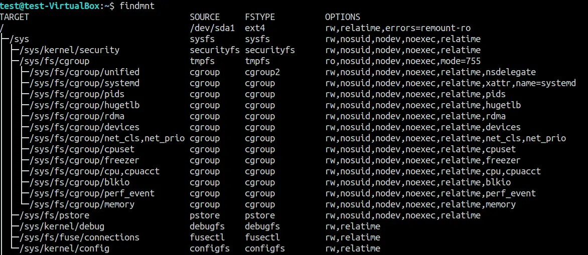 How to Get the List of Mounted Filesystems in Linux Delft Stack