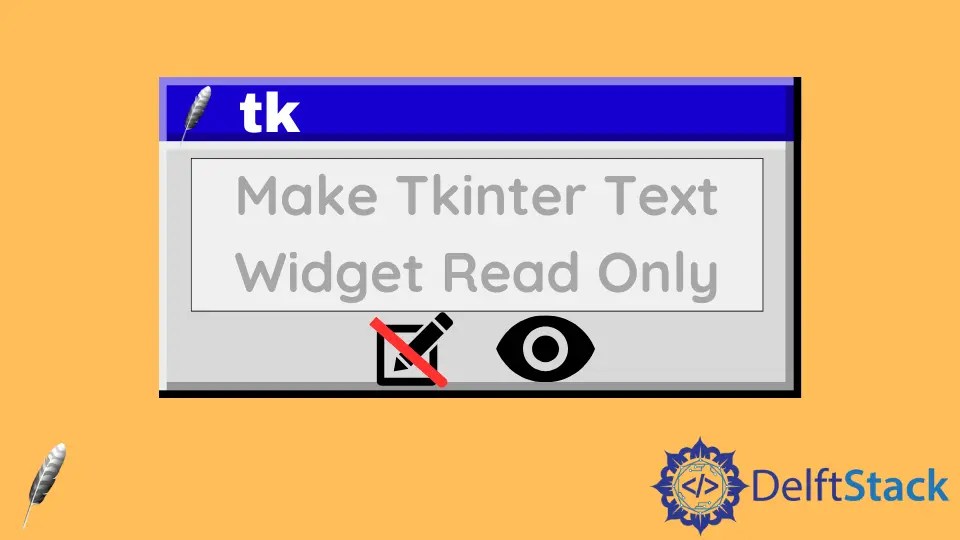 How to Make Tkinter Text Widget Read Only Delft Stack
