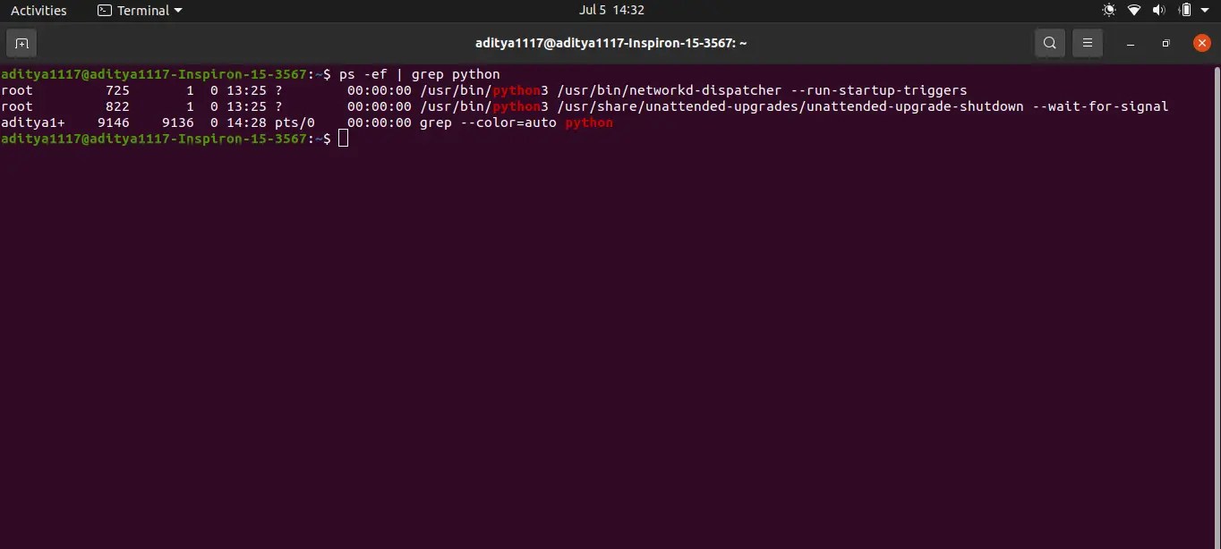 Matar un proceso de Python Delft Stack