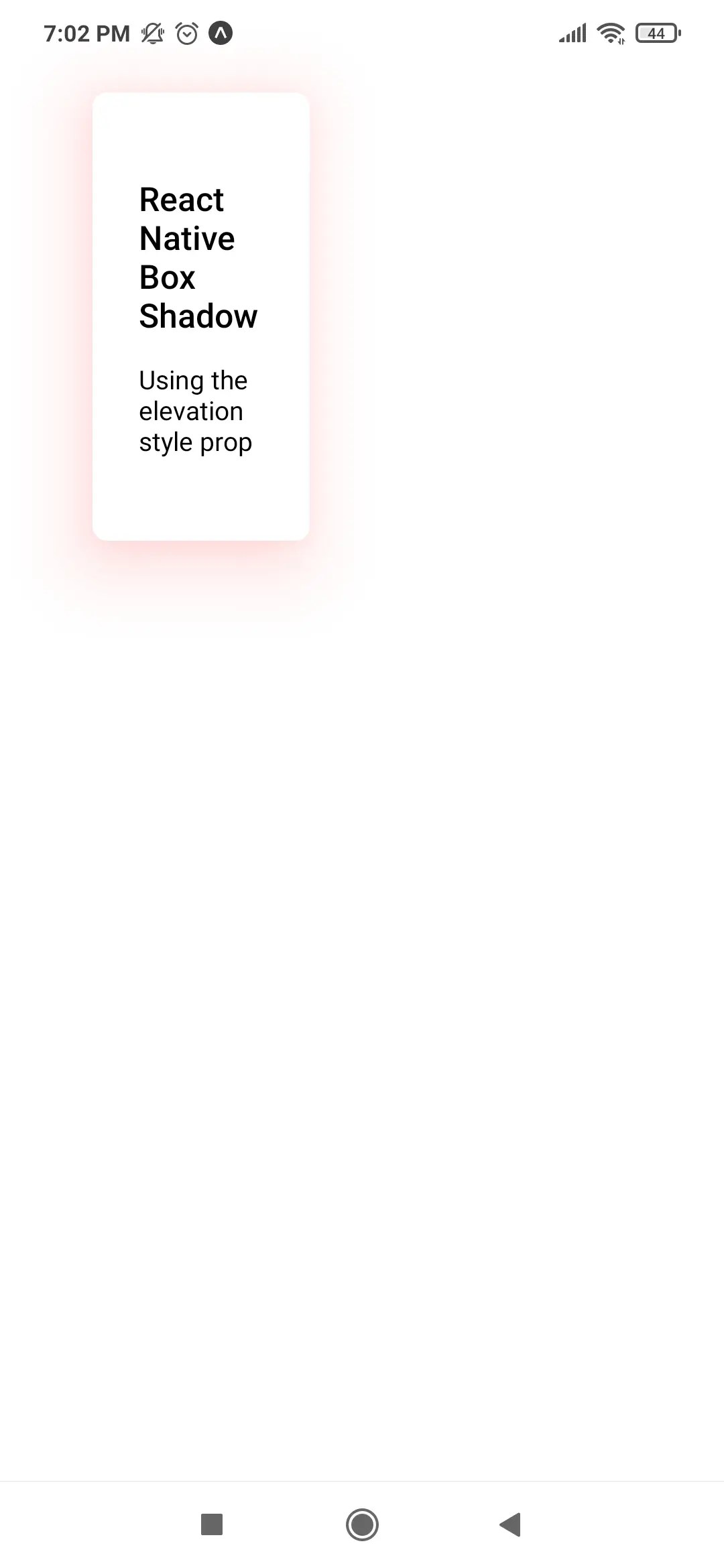 How to Implement Native Box Shadow in React Delft Stack