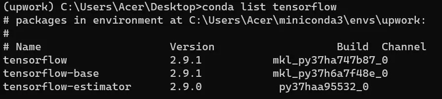 How to Update TensorFlow in the Anaconda Environment Delft Stack