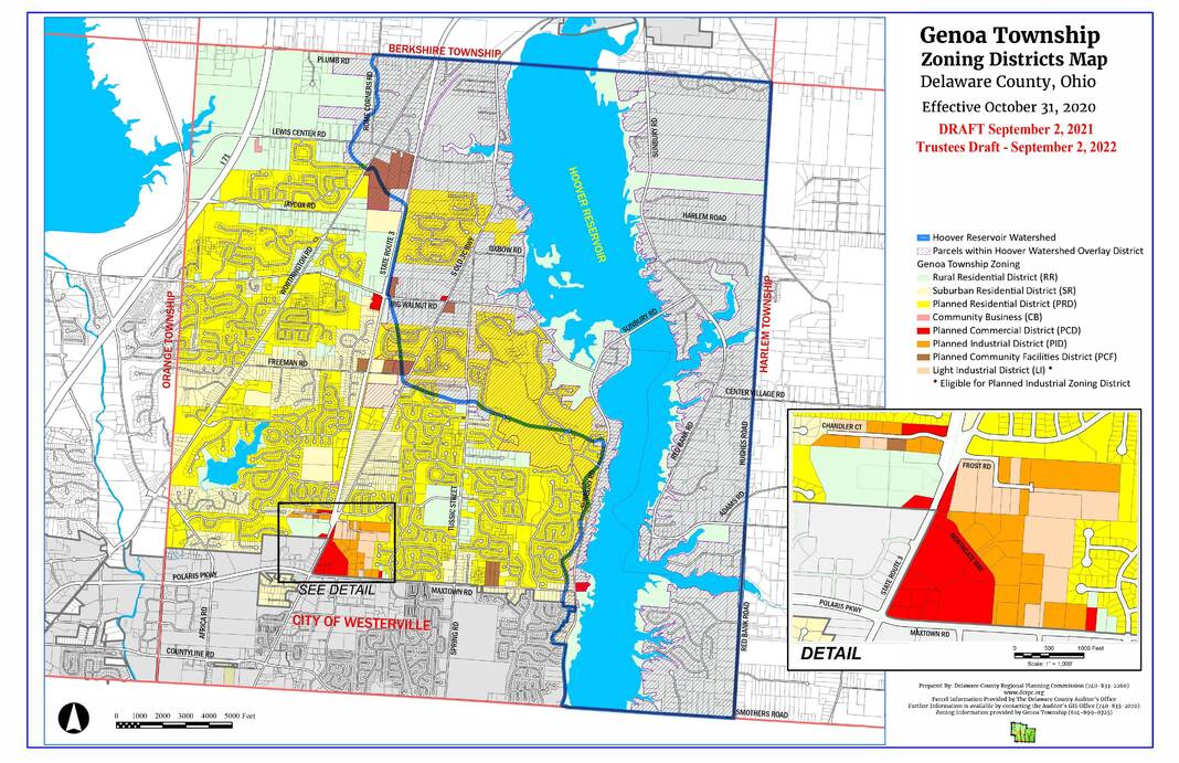 Genoa Township OKs Hoover overlay district Delaware Gazette