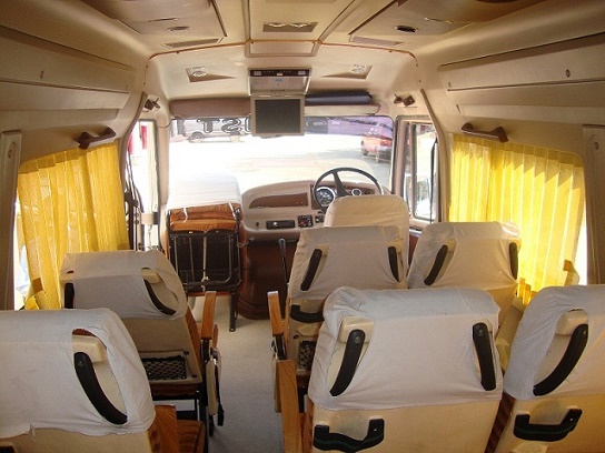 15 Seater Minibus Hire India, Minibus Rental Service, Bus Booking India