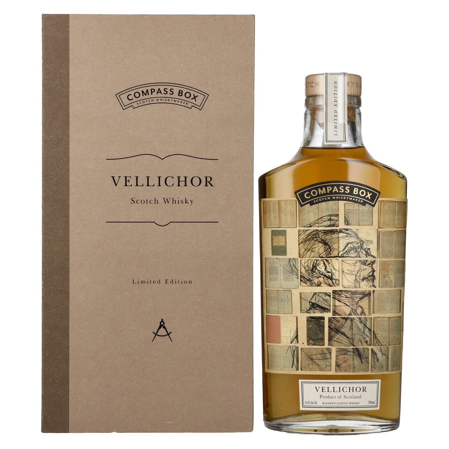 Compass Box VELLICHOR Blended Scotch Whisky 44,6 Vol. 0,7l in Giftbox