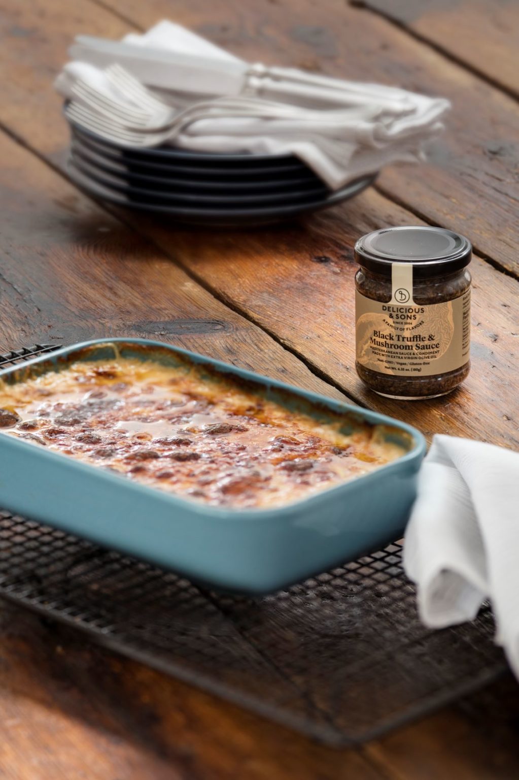 Salsa de trufa negra Delicious & Sons