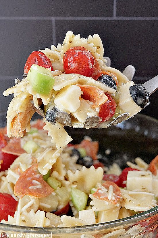 Bow Tie Pasta Salad With Feta Cheese Recipe at Hattie Gaddis blog