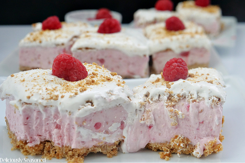 Frozen Raspberry Dessert Recipe Deliciously Seasoned