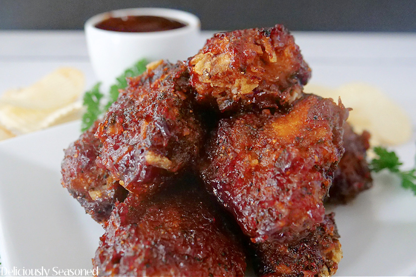 Barbecue Chicken Nuggets Deliciously Seasoned